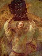 REMBRANDT Harmenszoon van Rijn, Moses mit den Gesetzestafeln
